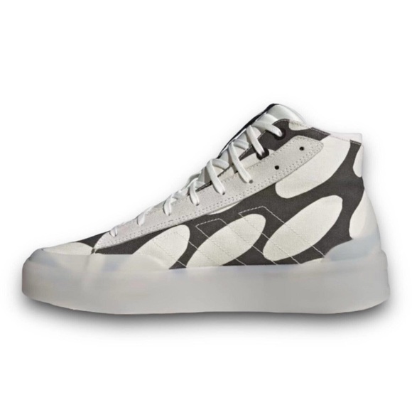 Adidas x Marimekko Essentials Znsored Hi Black and White Patterned Sneakers, 8 - Picture 3 of 16